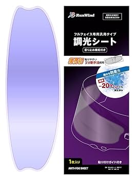 Amazon.co.jp: 【RunWind】調光 シート 曇り止め ヘルメット UV